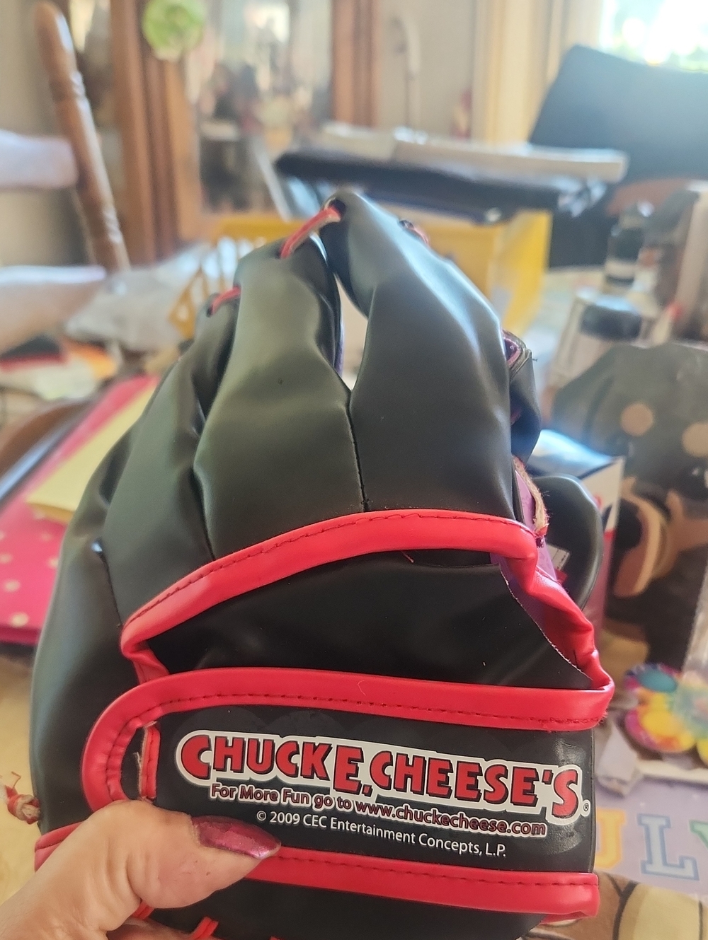 Vintage Chuck E Cheese Glove & Mit
